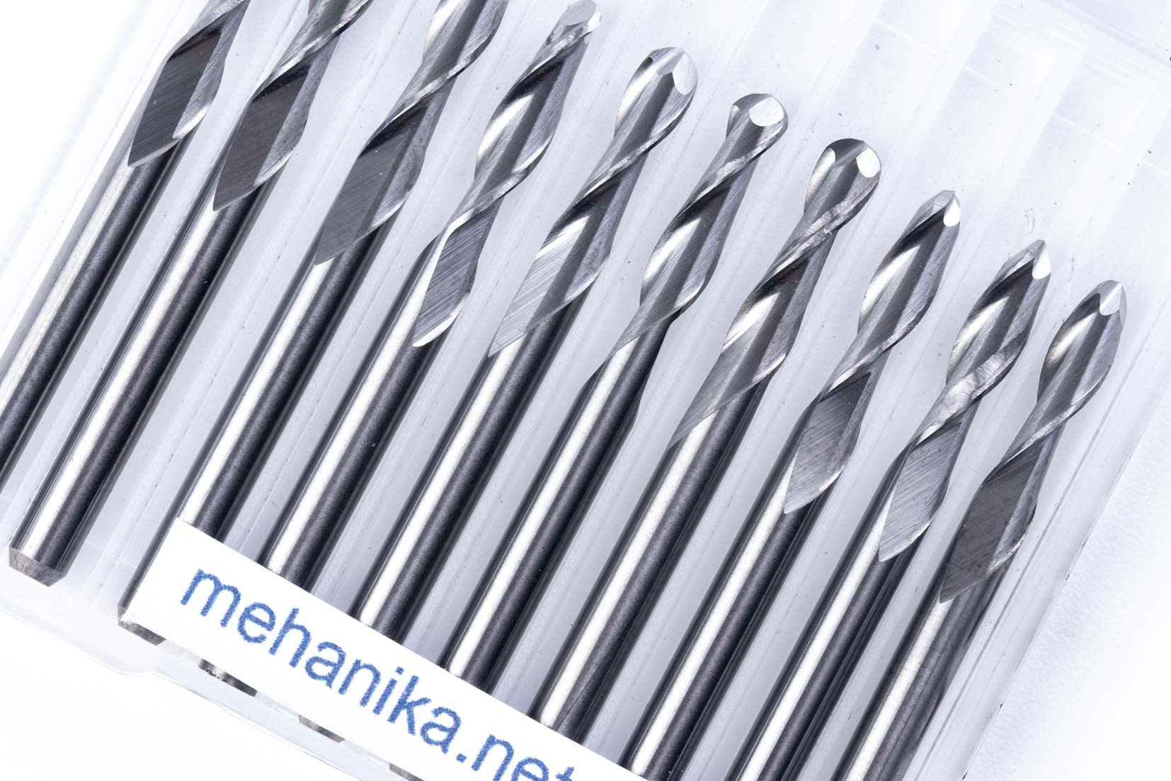 Фреза RS твердосплавна спіральна, радіусна, 2 ножі, R0.75-1.5 мм