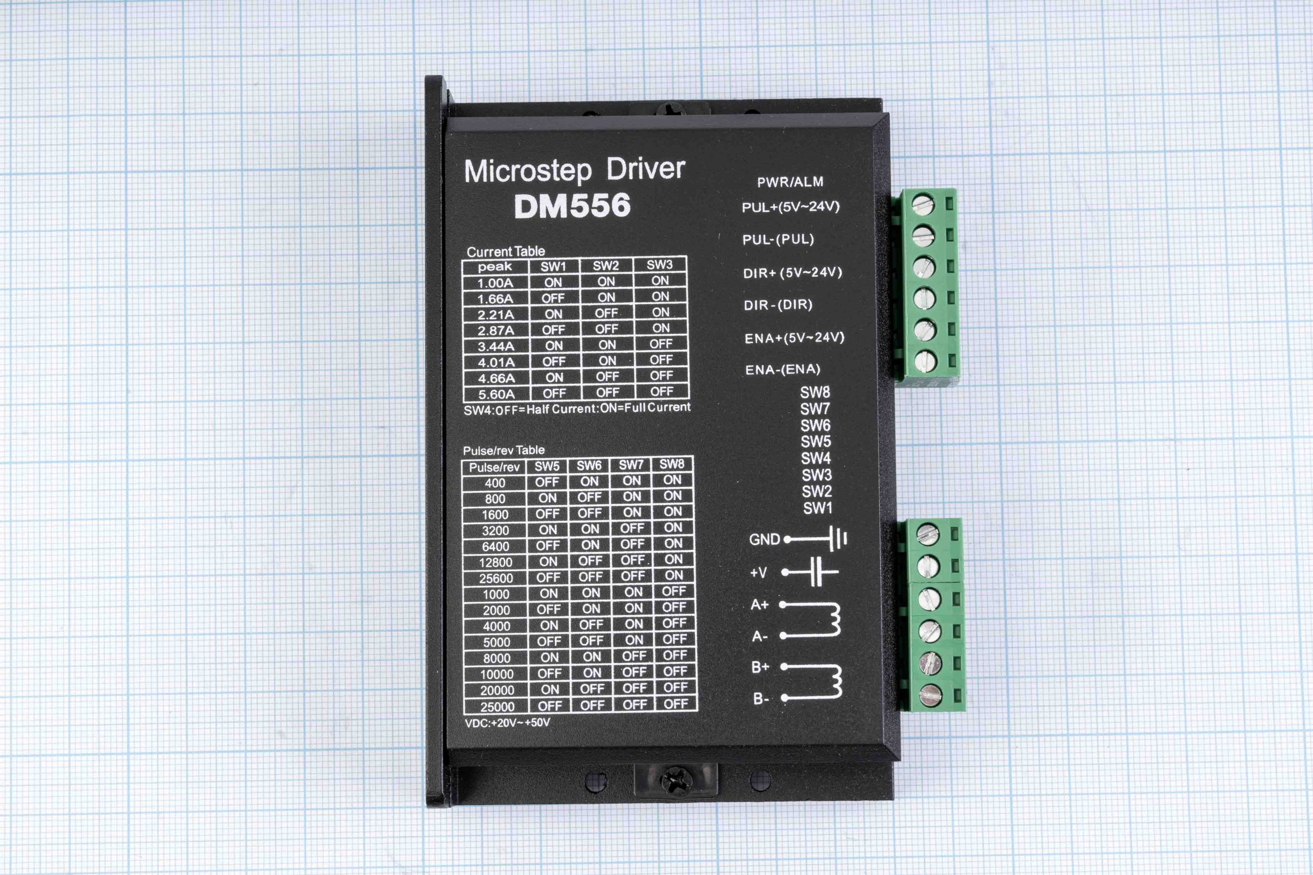 Драйвер крокового двигуна двофазний DM556