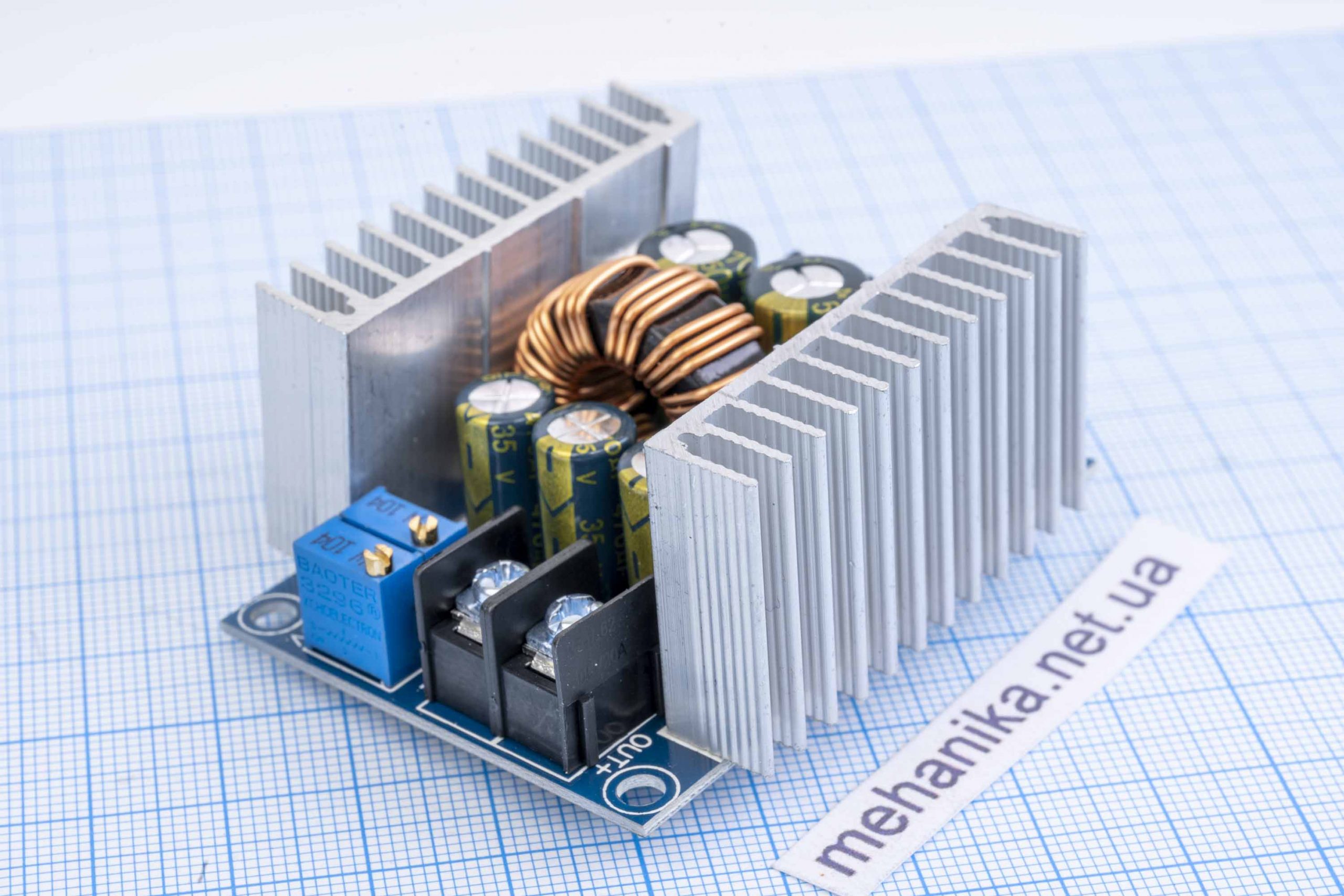 Перетворювач напруги знижуючий DC-DC, 5-36V/1.25-36V 20A, з регулюванням струму