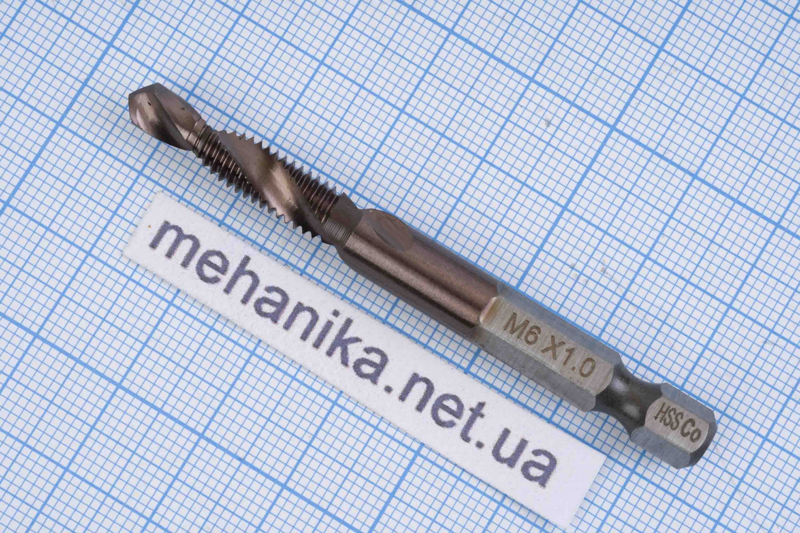 Мітчик з свердлом, кобальтова сталь, HSS Co.