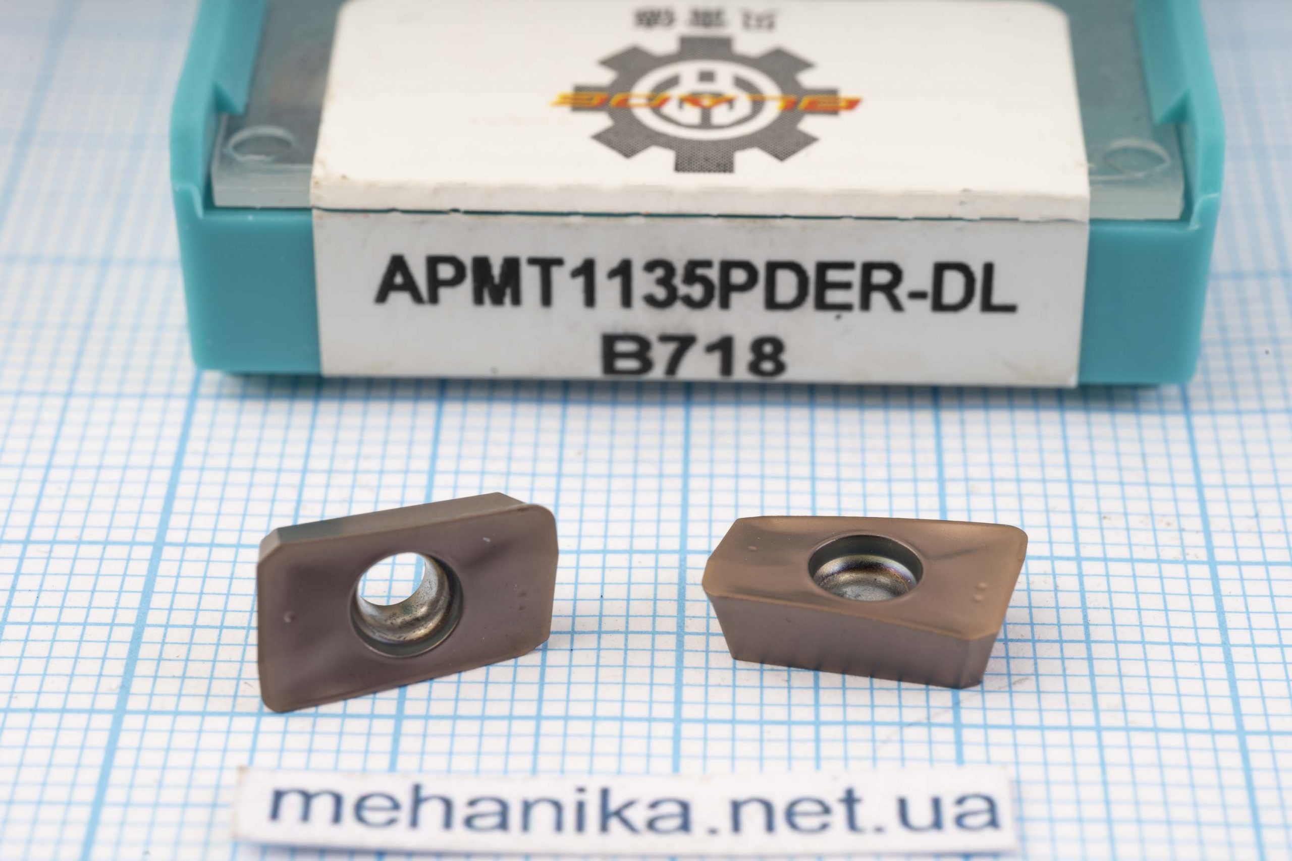 Вставка фрезерна, різець APMT1135PDER-DL B718 55 HRC
