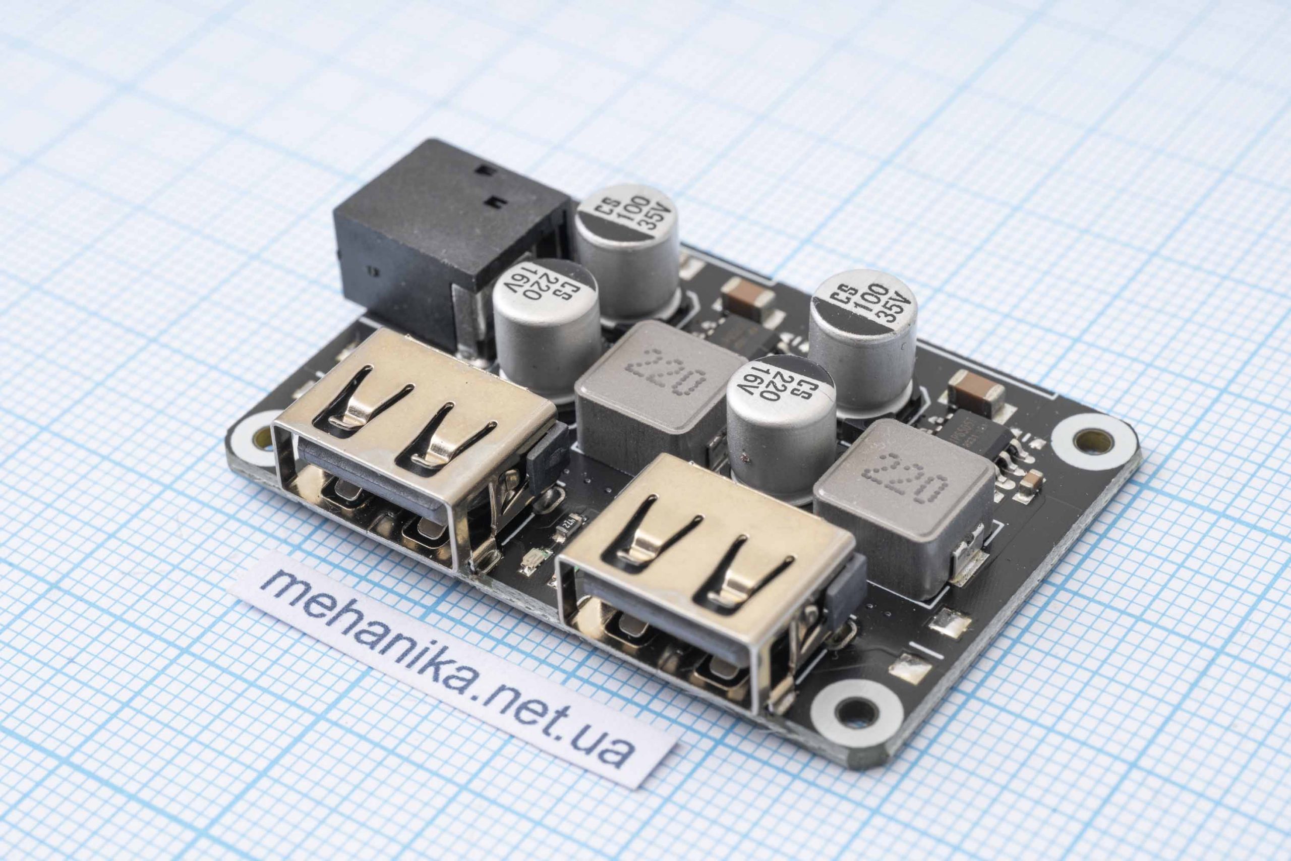 Контролер заряду Li-ion QC3.0 перетворювач напруги знижуючий, DC-DC, для сонячних батарей
