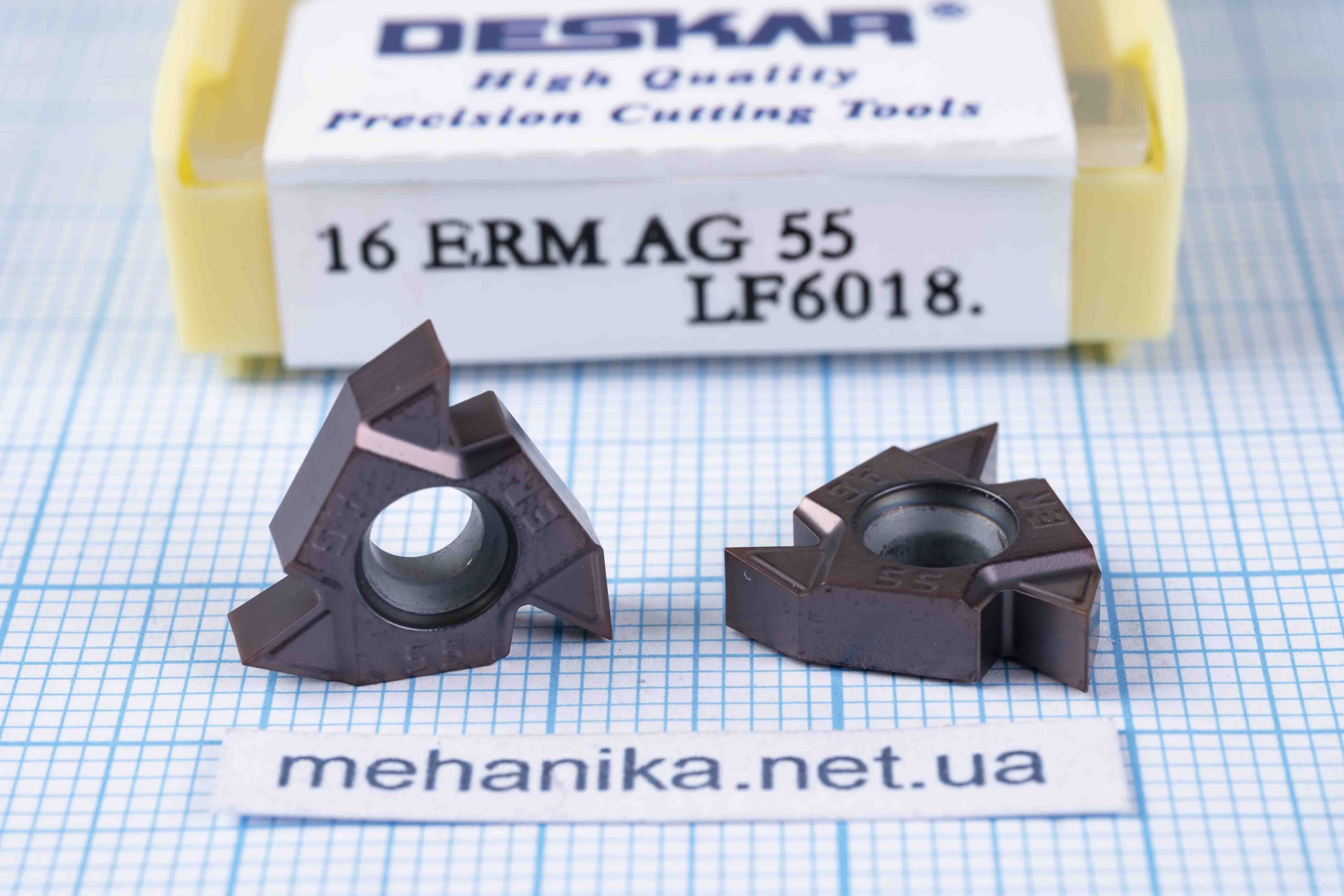 Вставка різьбонарізна (різець) 16ERM AG55 LF6018 DESCAR 55 HRC