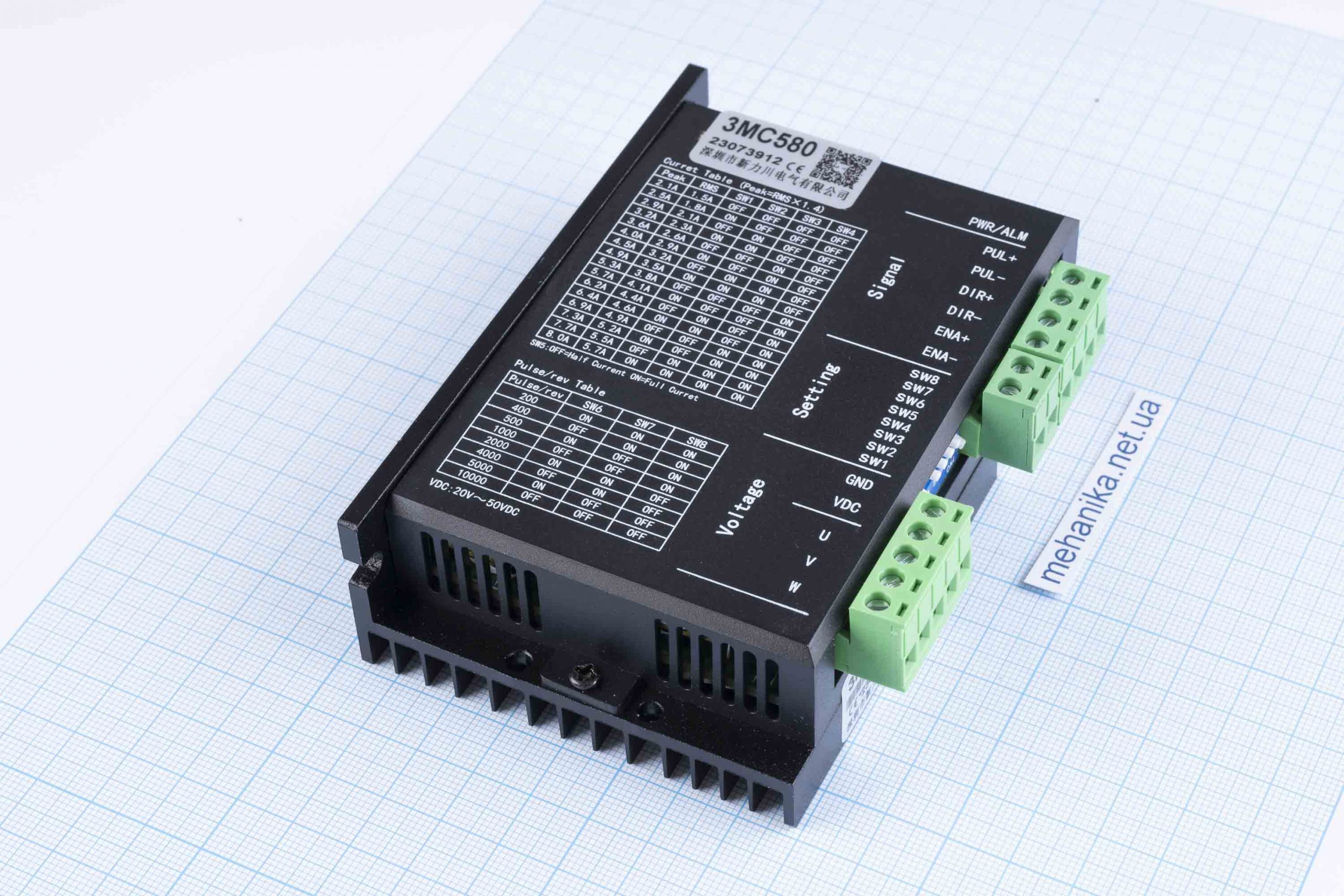 Драйвер крокового двигуна, трифазний 3MC580