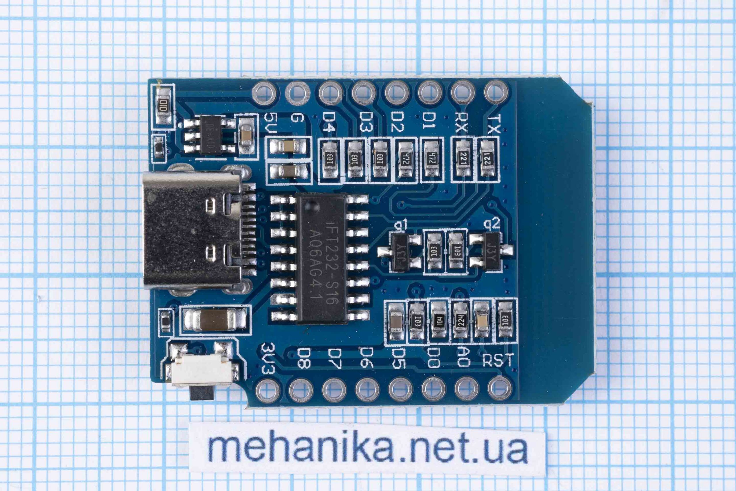 Модуль плата WeMos D1 mini, ESP8266, Type-C