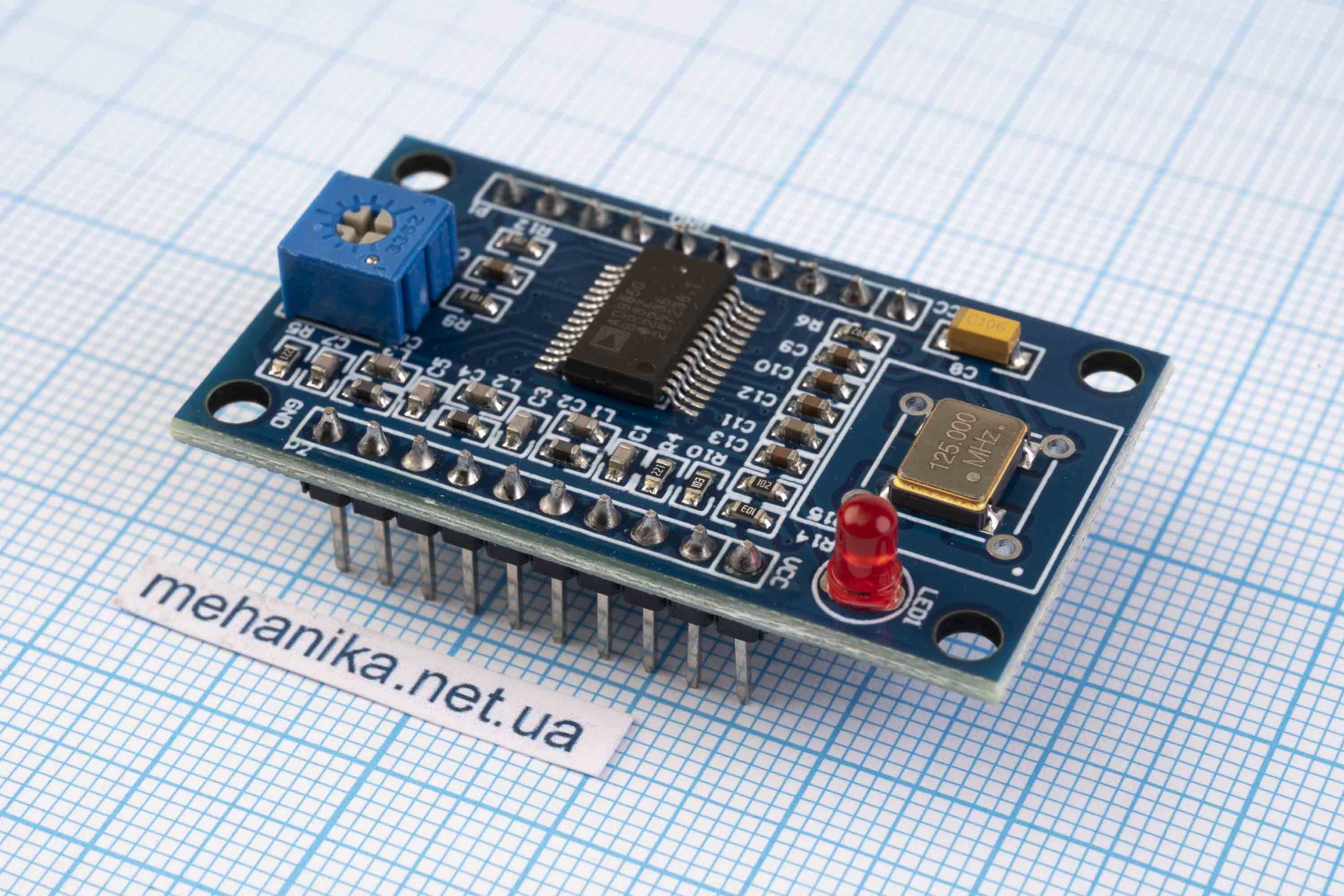 Генератор сигналу, синтезатор частоти DDS HC-SR08 на базі AD9833 для Arduino