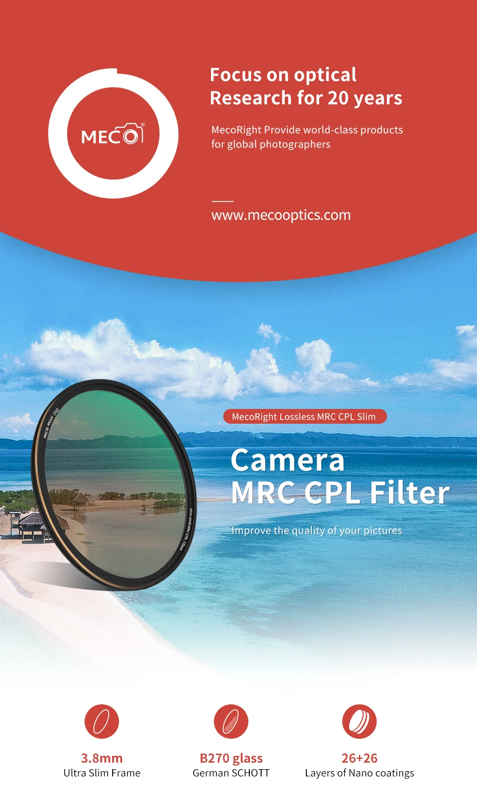 Фільтр MECORIGHT 67 мм Lossless MRC CPL Slim