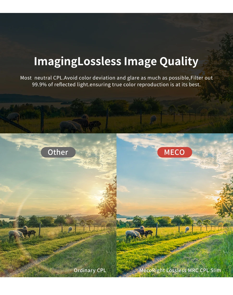 Фільтр MECORIGHT 67 мм Lossless MRC CPL Slim