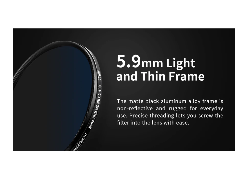 Фільтр MECORIGHT 67 мм Nano UHD MC NDX 2-400