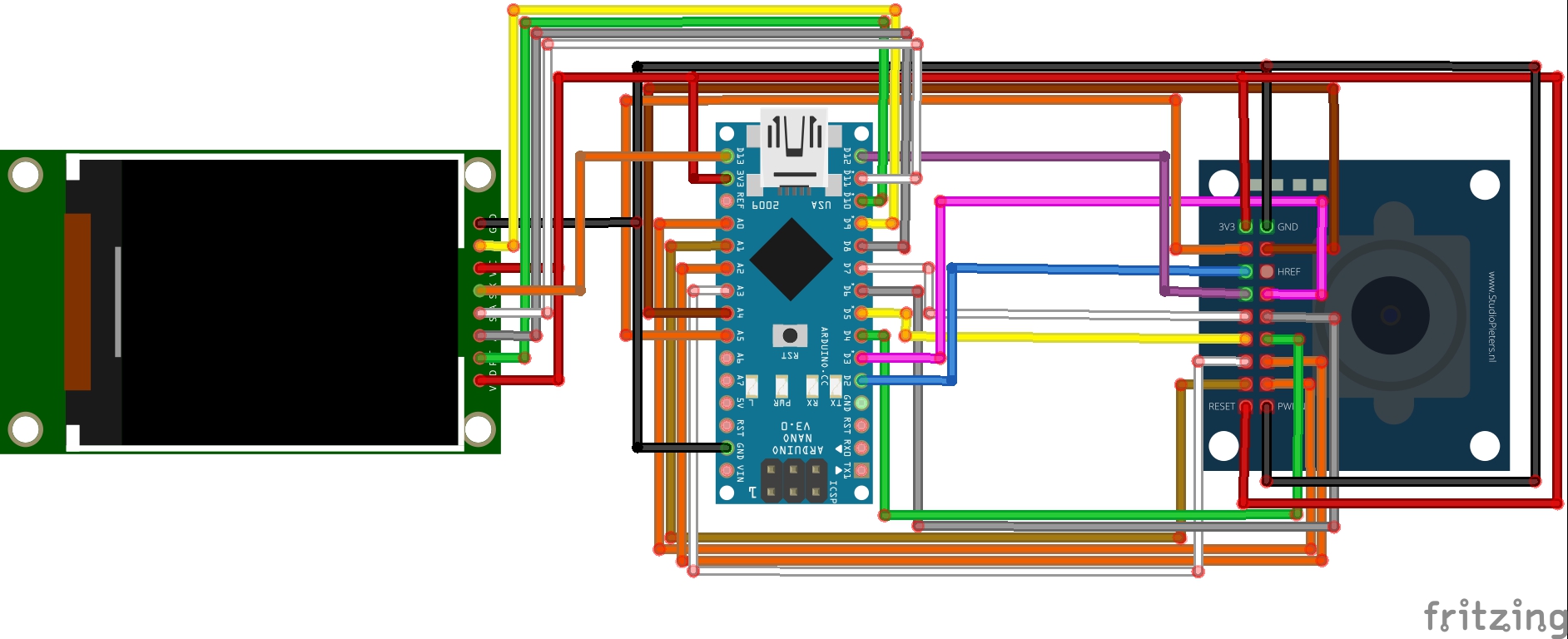 Модуль камери OV7670 VGA 640x480 для Arduino, SCCB/I2C