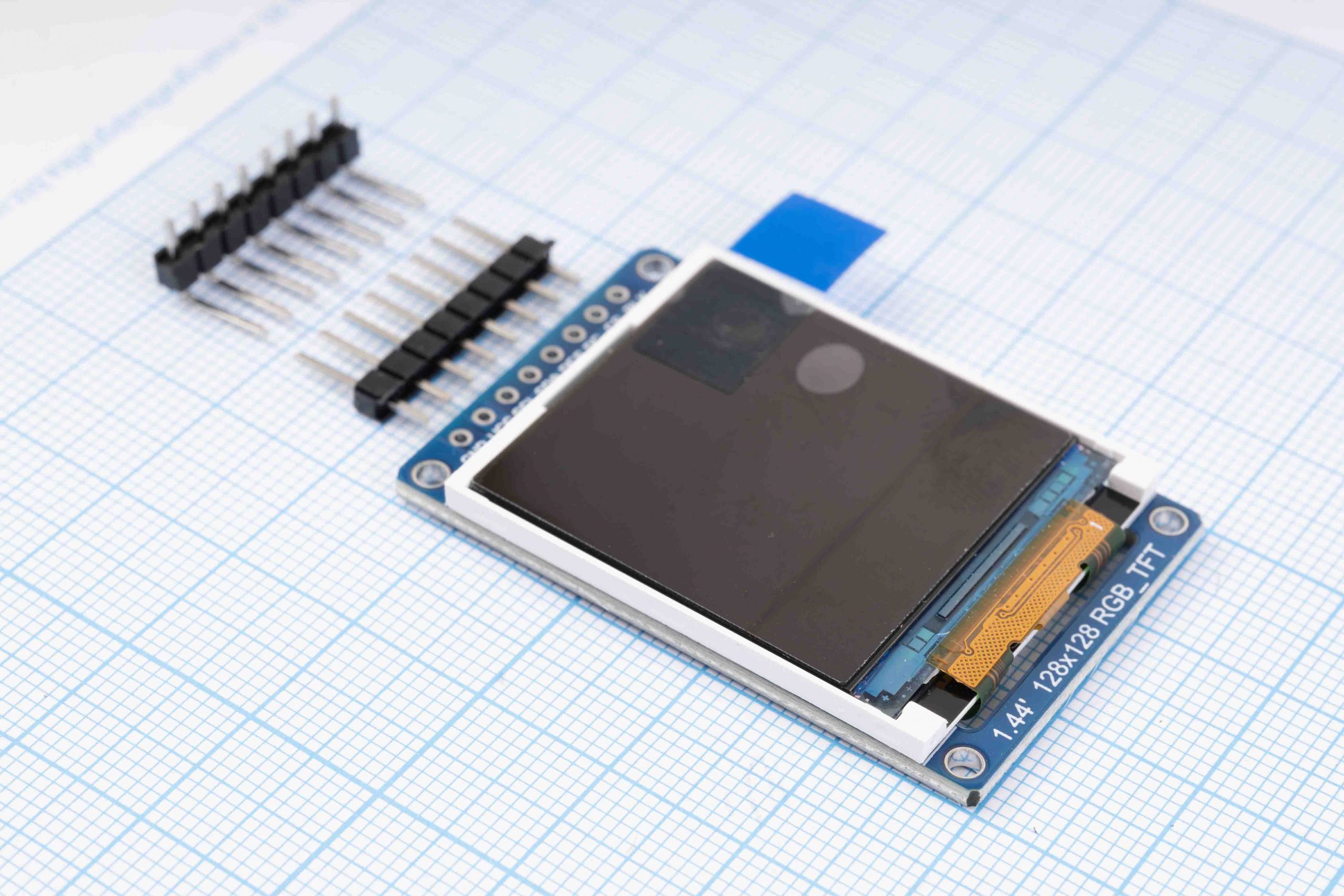 Дисплей кольоровий 1.44″ TFT SPI LCD 128x128 ST7789V