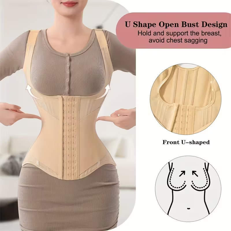 Корсет з підтягуючим ефектом з лямками, XL, талія 105-115 см, 72-79 кг