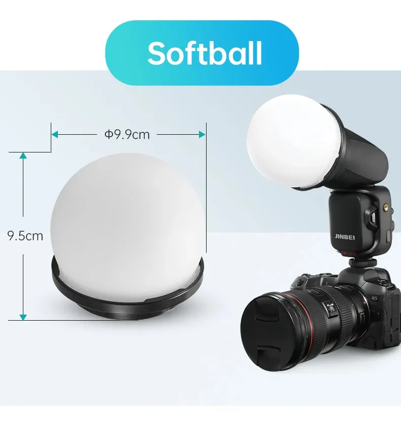 Дифузор сферичний Jinbei Softball HD-2 Max/Pro (JB.1.08.012205)