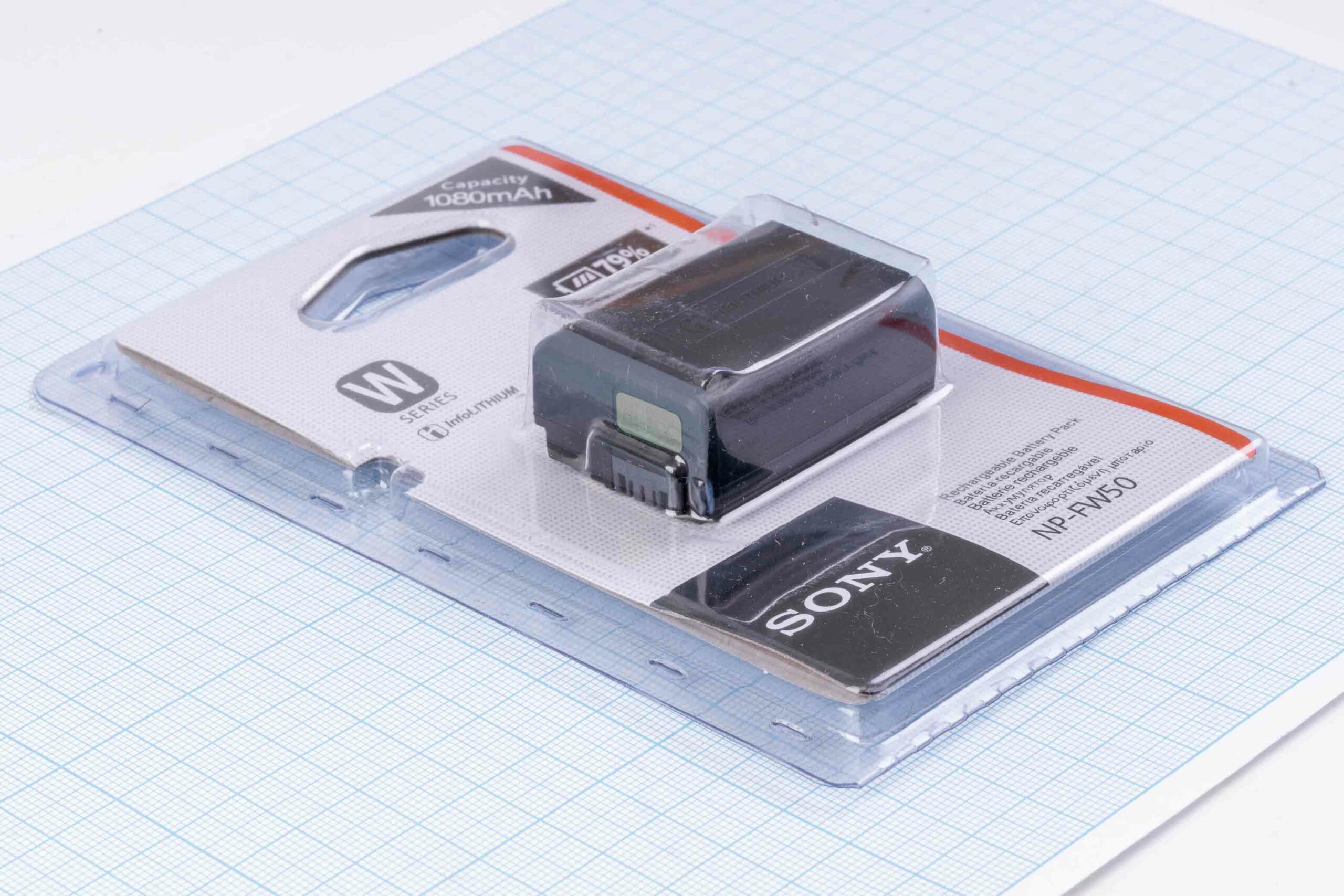 Акумулятор Sony NP-FW50, 1080mAh/7.2V/7.7Wh
