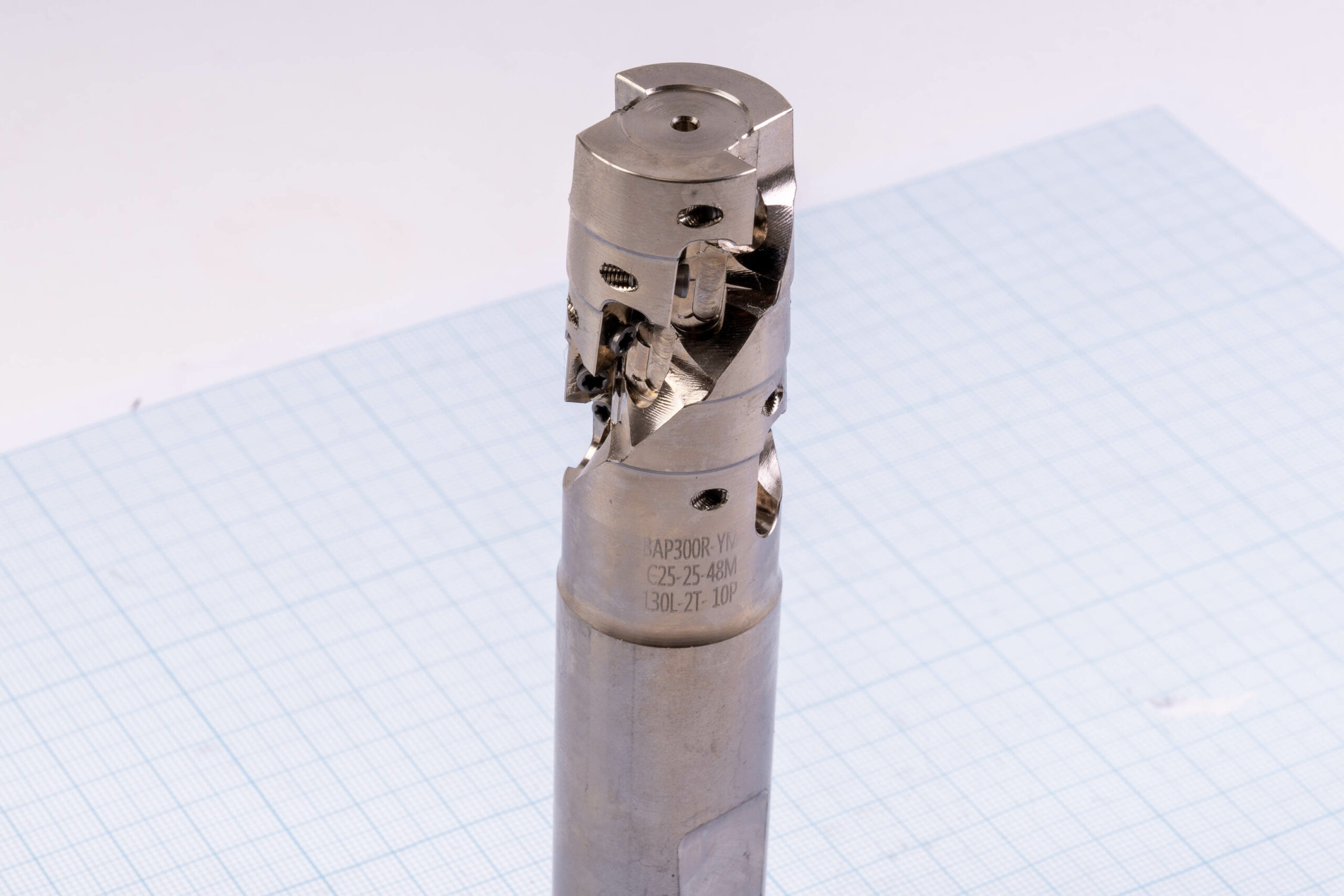 Насадна фреза по металу BAP 300R C25-25-48M-130L-2T-10P (під змінні пластини)