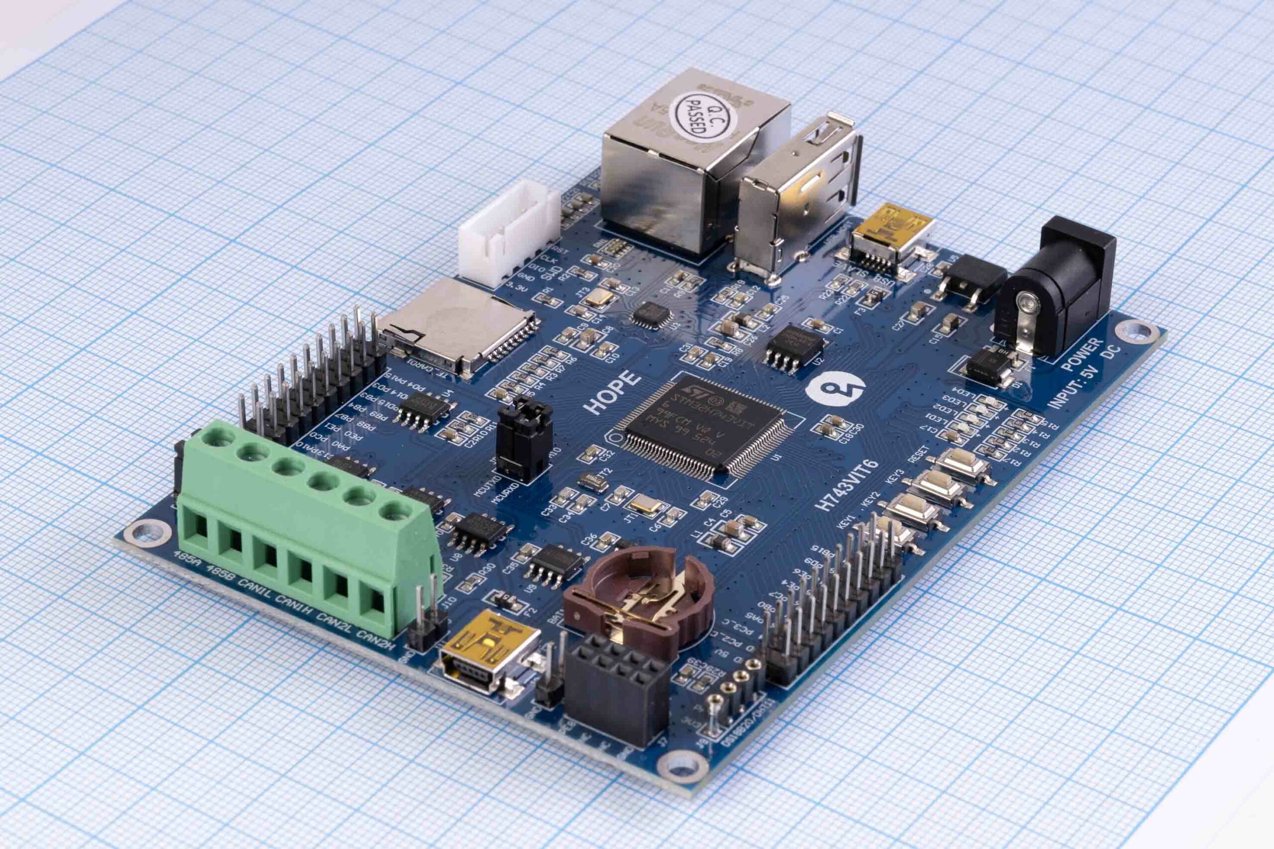 Плата розробника STM32H743VIT6 з підтримкою FDCAN