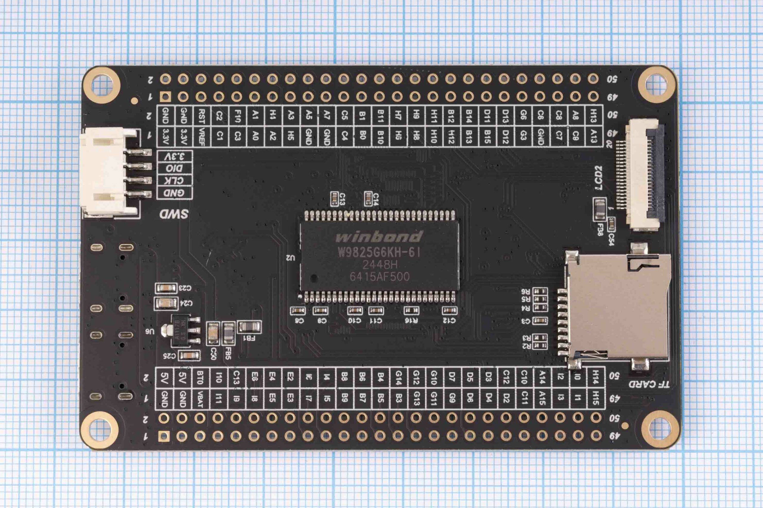 Системна плата STM32H723ZGT6 (550MHz, 32MB SDRAM, 16MB Flash) з підтримкою RGB LCD
