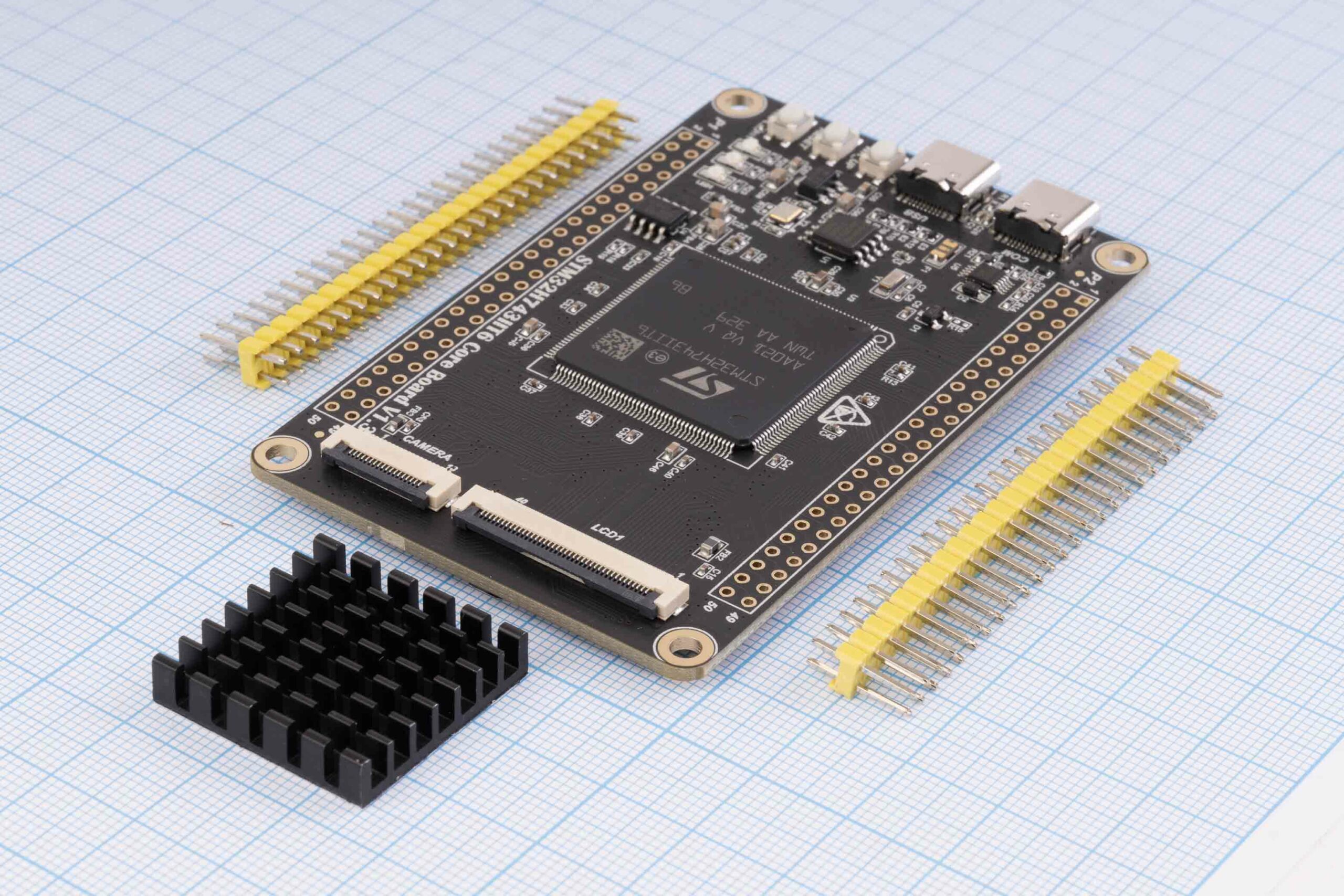 Системна плата STM32H723ZGT6 (550MHz, 32MB SDRAM, 16MB Flash) з підтримкою RGB LCD