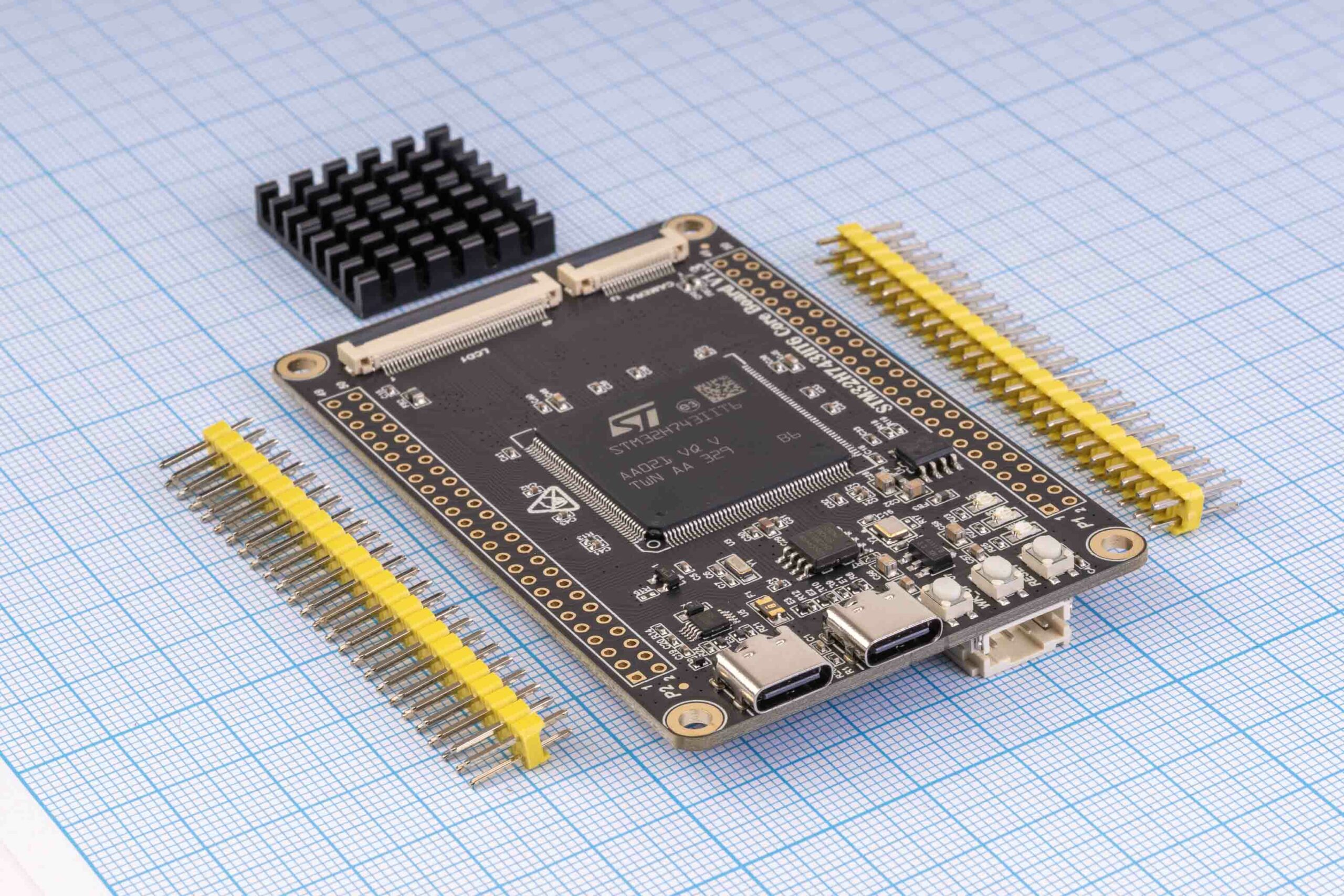 Системна плата STM32H723ZGT6 (550MHz, 32MB SDRAM, 16MB Flash) з підтримкою RGB LCD