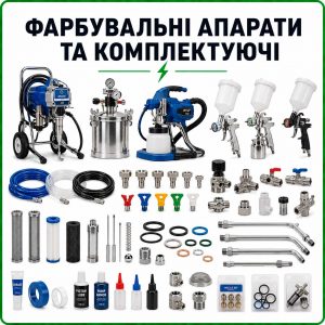 Фарбувальні апарати та комплектуючі